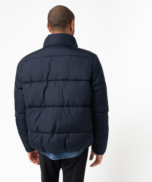 Blouson homme matelassé avec larges poches à rabat vue3 - GEMO (HOMME) - GEMO