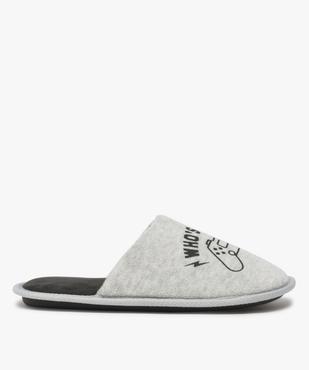 Chaussons garçon forme mule avec motif jeu vidéo vue1 - GEMO 4G GARCON - GEMO