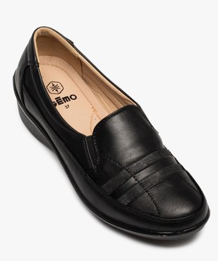 Mocassins confort femme unis avec détails brillants vue5 - G'FLEX - GEMO