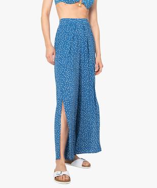 Pantalon de plage femme ouvert sur l’avant vue1 - GEMO 4G FEMME - GEMO
