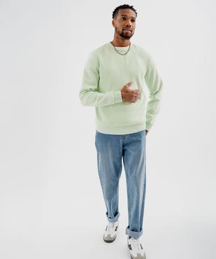 Sweat en molleton doux homme vue4 - GEMO 4G HOMME - GEMO