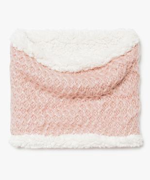 Snood en maille avec sequins et doublure sherpa vue1 - GEMO (ENFANT) - GEMO