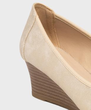 Ballerines irisées à talon compensé femme - Valentina Baldano vue6 - VALENTINA BALDA - GEMO