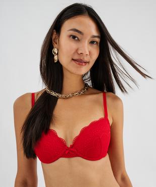 Soutien-gorge corbeille en dentelle à armatures vue6 - GEMO(HOMWR FEM) - GEMO
