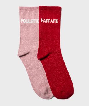 Coffret chaussettes scintillantes femme vue1 - GEMO(HOMWR FEM) - GEMO
