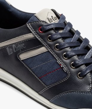 Baskets homme unies tendance denim - Lee Cooper vue6 - LEE COOPER - GEMO