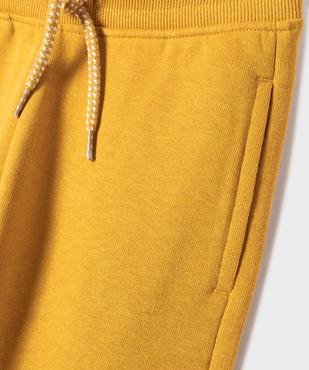 Pantalon de jogging avec intérieur molletonné garçon vue3 - GEMO (ENFANT) - GEMO