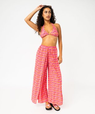 Pantalon de plage ouvert devant femme vue1 - GEMO 4G FEMME - GEMO