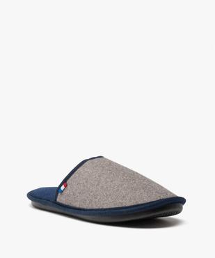Chaussons homme mules fabriquées en France - Goxo vue2 - GOXO - GEMO