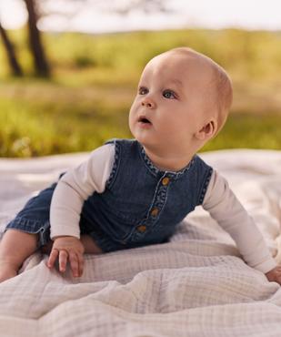 Ensemble bébé garçon : salopette en jean et body - LuluCastagnette vue7 - LULUCASTAGNETTE - GEMO