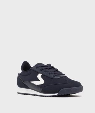 Baskets en toile style running garçon - Schott vue2 - SCHOTT - GEMO