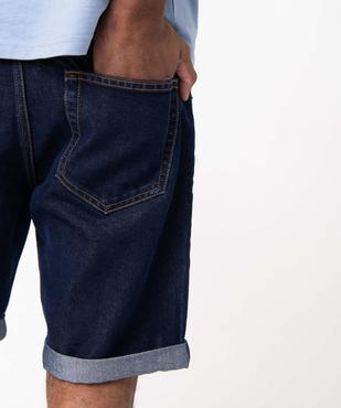 Bermuda en jean homme fin et souple vue2 - GEMO 4G HOMME - GEMO