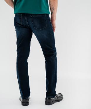 Jean straight en denim extensible homme vue3 - GEMO 4G HOMME - GEMO