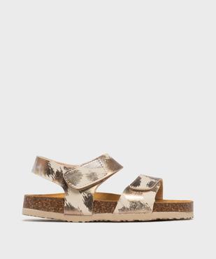Sandales à scratch et semelle intérieure cuir fille - Lovely Wings vue1 - LOVELY WINGS - GEMO