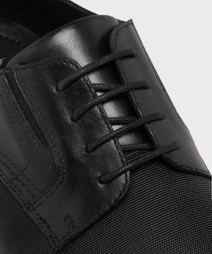 Derbies bimatières à semelle intérieure cuir homme  - Tanéo vue6 - TANEO - GEMO
