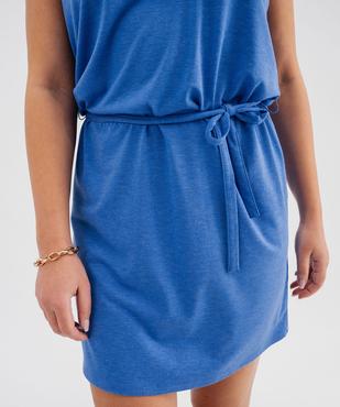 Robe tee-shirt avec volant sur les épaules femme vue4 - GEMO(FEMME PAP) - GEMO