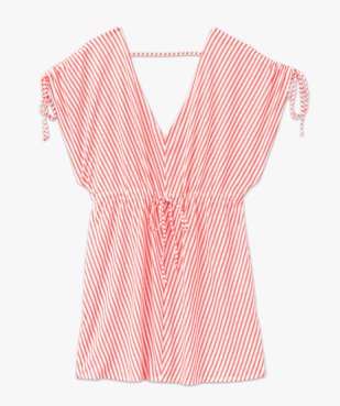 Robe de plage femme à rayures vue4 - GEMO (PLAGE) - GEMO