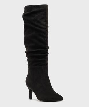 Bottes à talon plissées femme - Valentina Baldano vue3 - VALENTINA BALDA - GEMO