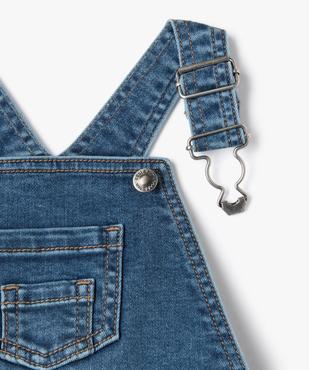 Salopette bébé garçon en denim stretch vue2 - GEMO(BEBE DEBT) - GEMO
