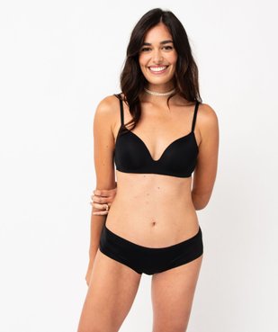 Soutien-gorge triangle sans armature à bonnets moulés vue5 - GEMO 4G FEMME - GEMO
