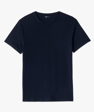 Tee-shirt à manches courtes et col rond homme vue6 - GEMO 4G HOMME - GEMO