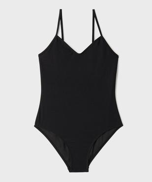 Maillot de bain 1 pièce pailletée fille vue1 - GEMO (JUNIOR) - GEMO