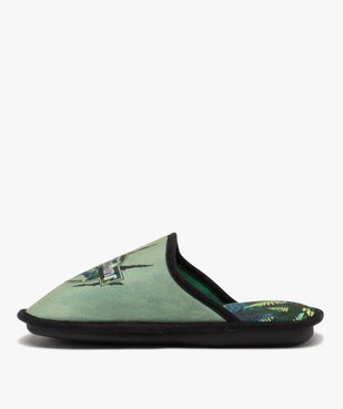 Chaussons garçon mules imprimées – Jurassic World vue3 - JURASSIC WORLD - GEMO