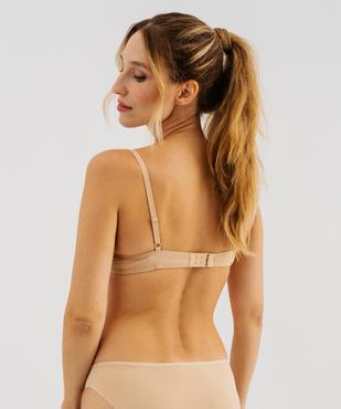 Soutien-gorge corbeille à armatures et bonnets moulés en microfibre vue6 - GEMO 4G FEMME - GEMO