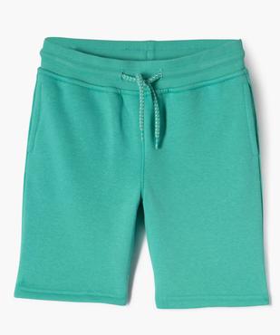 Bermuda en maille avec intérieur molletonné garçon vue10 - GEMO (ENFANT) - GEMO