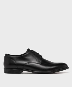 Derbies en cuir surpiqués homme - Tanéo vue1 - TANEO - GEMO