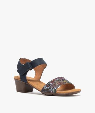 Sandales confort avec bride multicolore femme vue2 - G'FLEX - GEMO
