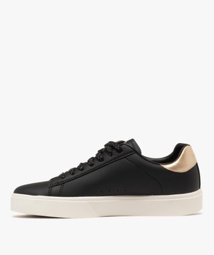 Baskets basses à lacets et détails brillants femme  - Skechers vue3 - SKECHERS - GEMO