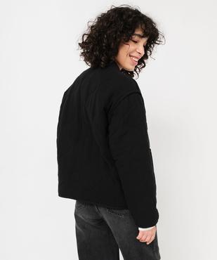 Veste matelassée en gaze de coton femme vue3 - GEMO 4G FEMME - GEMO