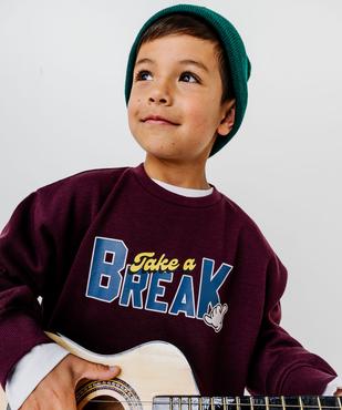 Sweat avec motif sur l’avant garçon vue1 - GEMO (ENFANT) - GEMO