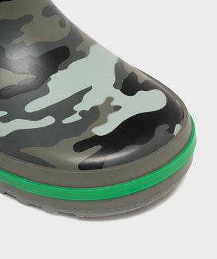 Bottes de pluie à camouflage garçon - 5 Miles vue6 - 5 MILES - GEMO