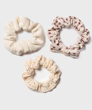 Chouchou en tissu fille (lot de 3) - LuluCastagnette vue1 - LULUCASTAGNETTE - GEMO