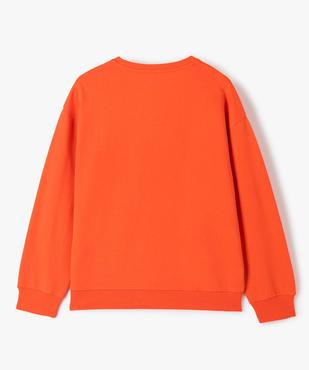 Sweat fille molletonné avec inscription brodée vue5 - GEMO (JUNIOR) - GEMO