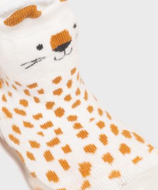 Chaussons chaussettes à motif félin bébé garçon vue5 - GEMO (ENFANT) - GEMO