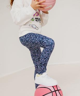 Legging de sport imprimé fille vue2 - GEMO 4G FILLE - GEMO