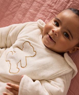 Gigoteuse en velours avec manches amovibles bébé - LuluCastagnette vue10 - LULUCASTAGNETTE - GEMO