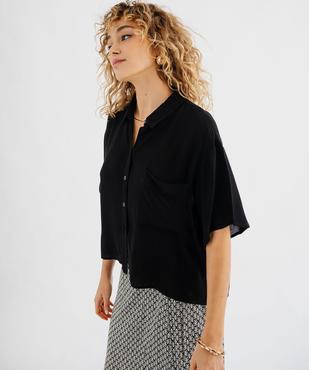 Chemise manches courtes ample et fluide femme vue2 - GEMO 4G FEMME - GEMO