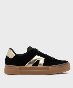 Baskets dessus cuir avec patchs léopard femme - Camps United vue1 - CAMPS - GEMO