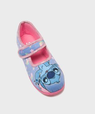 Chaussons babies à scratch en velours imprimé fille - Stitch vue5 - LILO & STITCH - GEMO