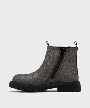 Bottines pailletées avec semelle crantée fille - Lovely Wings vue3 - LOVELY WINGS - GEMO