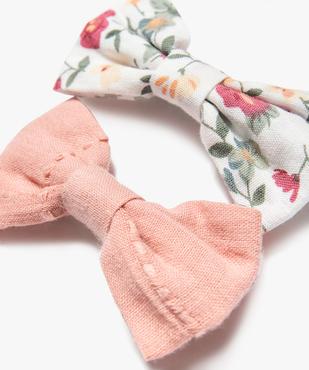 Pinces à cheveux fille avec nœud (lot de 4) vue2 - GEMO (ACCESS) - GEMO
