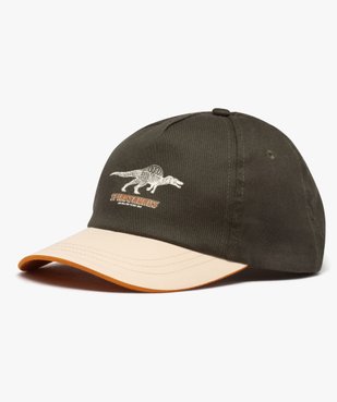 Casquette garçon tricolore avec motif dinosaure vue1 - GEMO (ENFANT) - GEMO