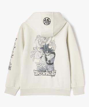 Sweat à capuche avec inscription manga garçon - Dragon Ball Super vue3 - DRAGON BALL Z - GEMO