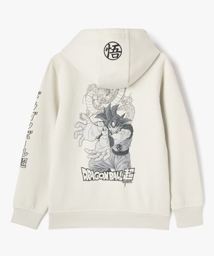 Sweat à capuche avec inscription manga garçon - Dragon Ball Super vue3 - DRAGON BALL Z - GEMO