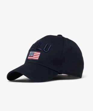 Casquette avec motif inscription et drapeau brodés femme - LuluCastagnette vue2 - LULUCASTAGNETTE - GEMO