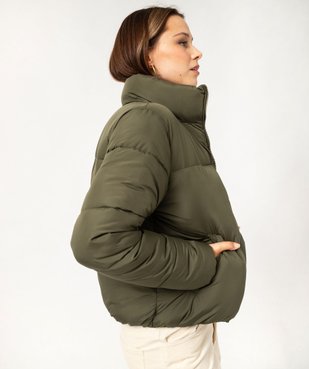 Blouson matelassé avec col montant coupe courte femme vue1 - PREMIER PRIX BY GEMO - GEMO